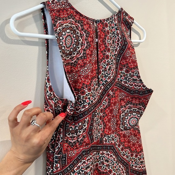 🔥Abercrombie & Fitch Red A-Line Sleeveless Dress🔥 - Picture 3 of 7